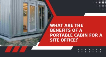 What are the benefits of a portable cabin for a site office