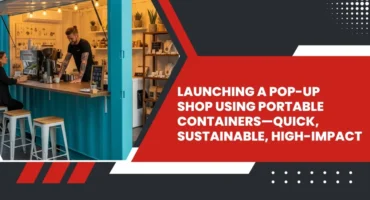 Launching a Pop-Up Shop Using Portable Containers—Quick, Sustainable, High-Impact