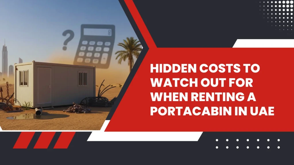 Renting a PortaCabin in UAE