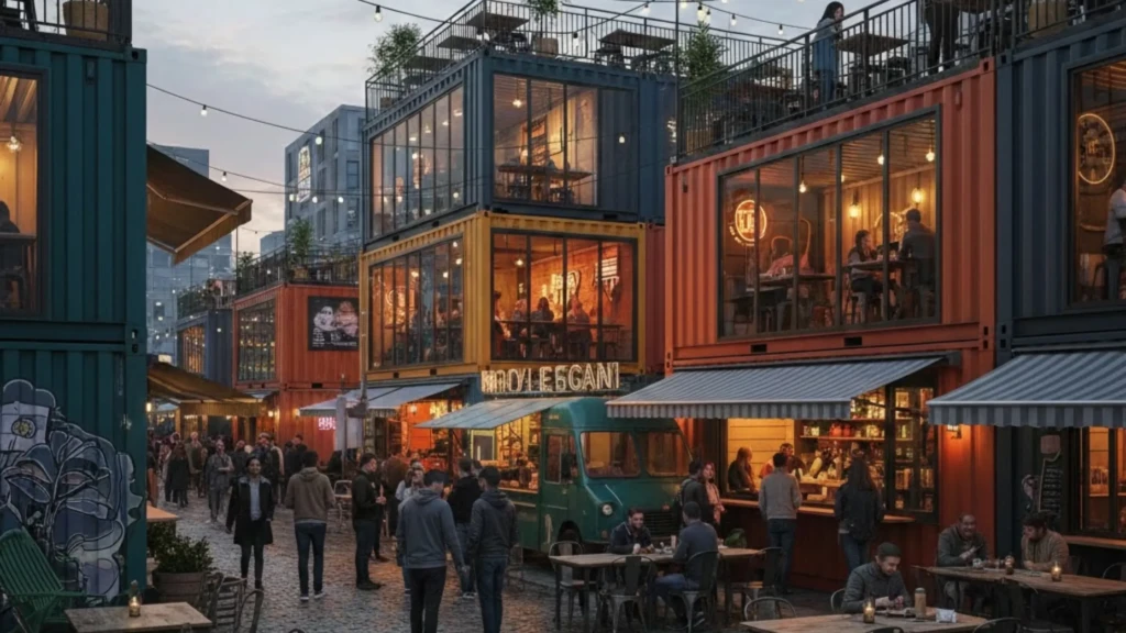 Design Ideas for Container Restaurants