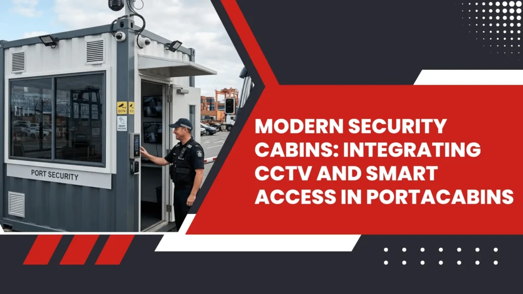 Modern Security Cabins With CCTV