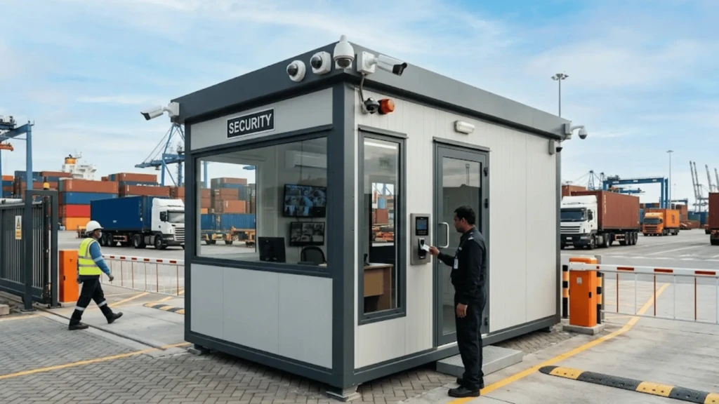 Modern Security Cabins With Smart Access