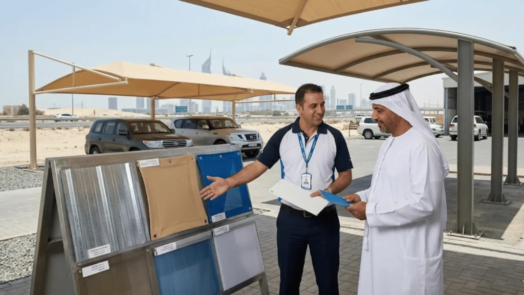 Parking Shed Supplier in the UAE