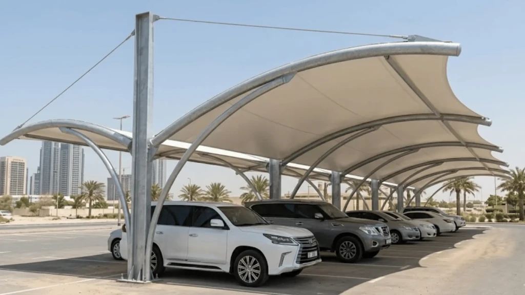 Fabric Parking Sheds in UAE