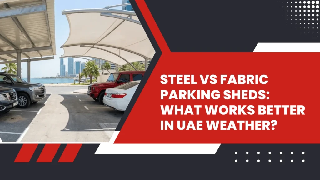 Steel vs Fabric Parking Sheds