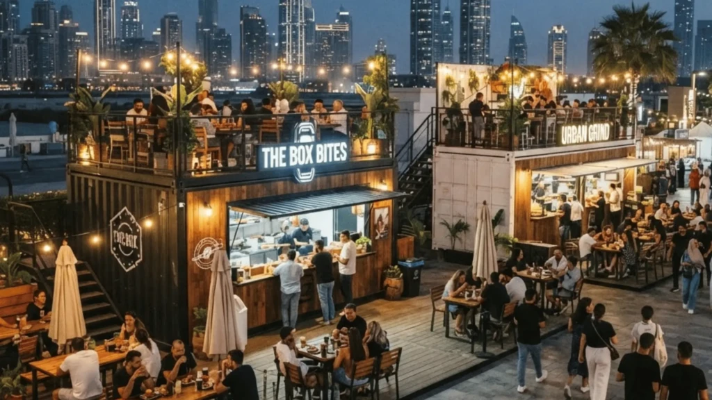 Portacabin Restaurant in the UAE