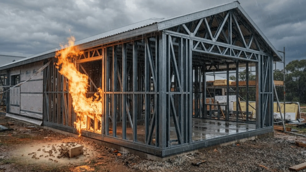 Fire and Weather Resistance in Light-Gauge Steel